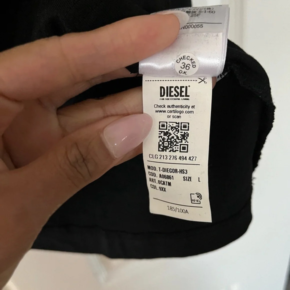 Diesel Men’s Crewneck T-Shirt - Picture 2 of 4